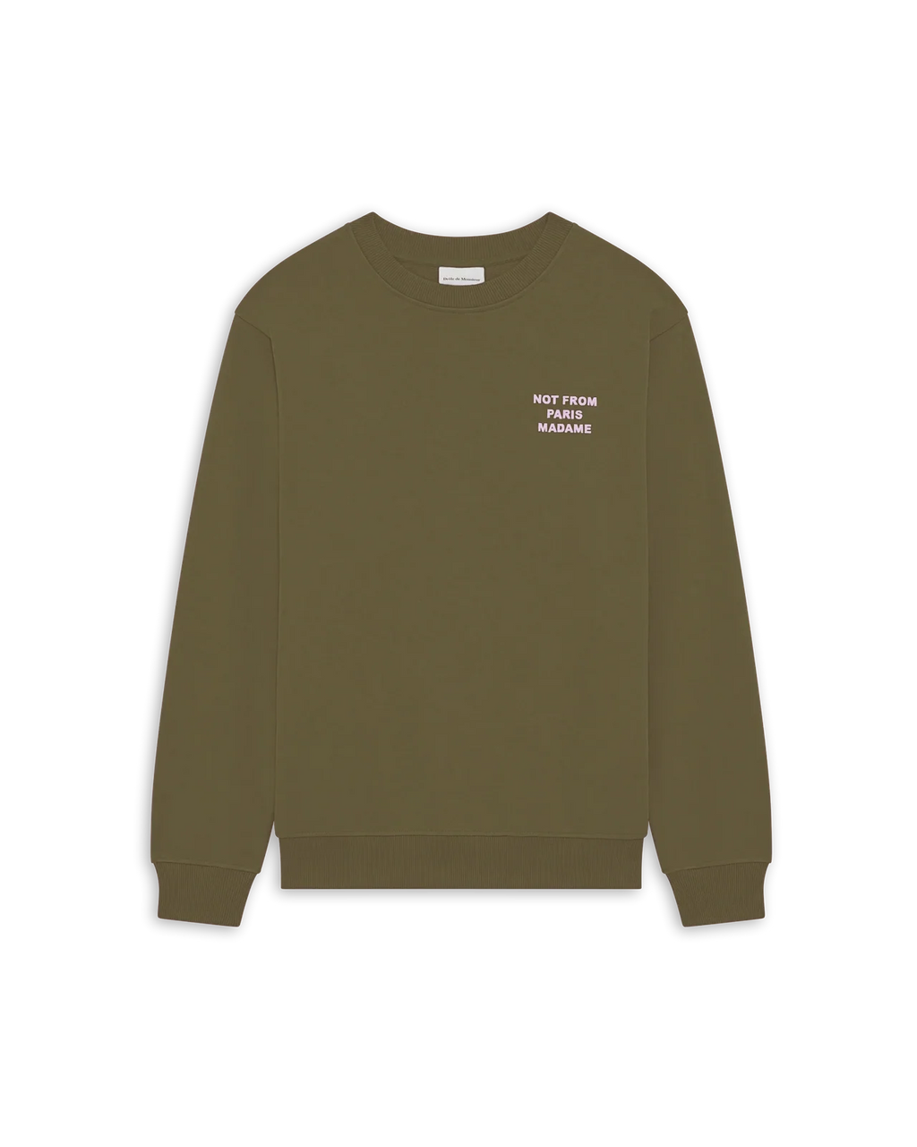 Drôle de Monsieur - Sweat Slogan Kaki