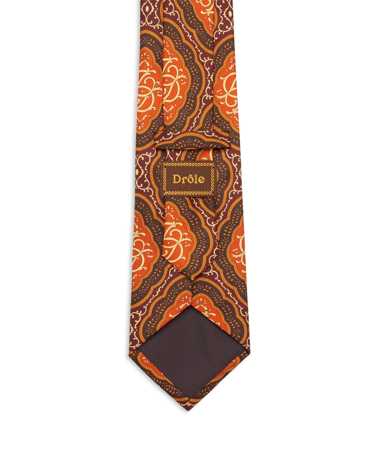 Drôle de Monsieur - La cravate Medaillon Brown