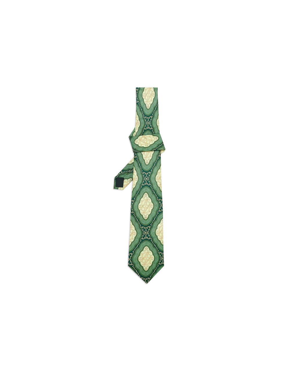 Drôle de Monsieur - La cravate Medaillon Dark Green