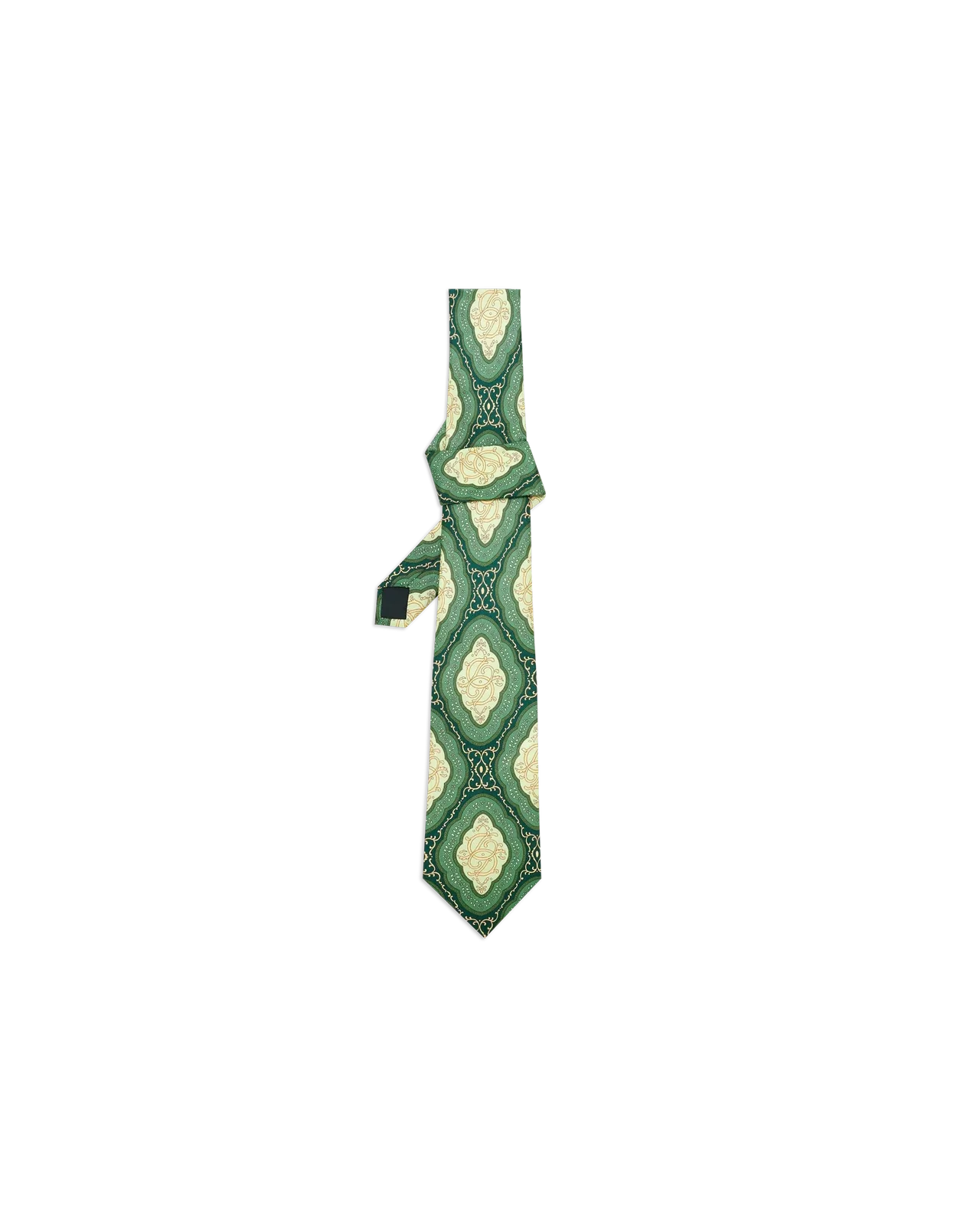 Drôle de Monsieur - La cravate Medaillon Dark Green