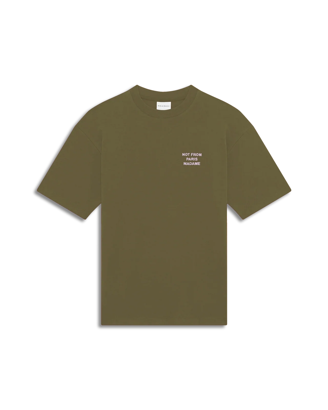 Drôle de Monsieur - T-Shirt Slogan Kaki