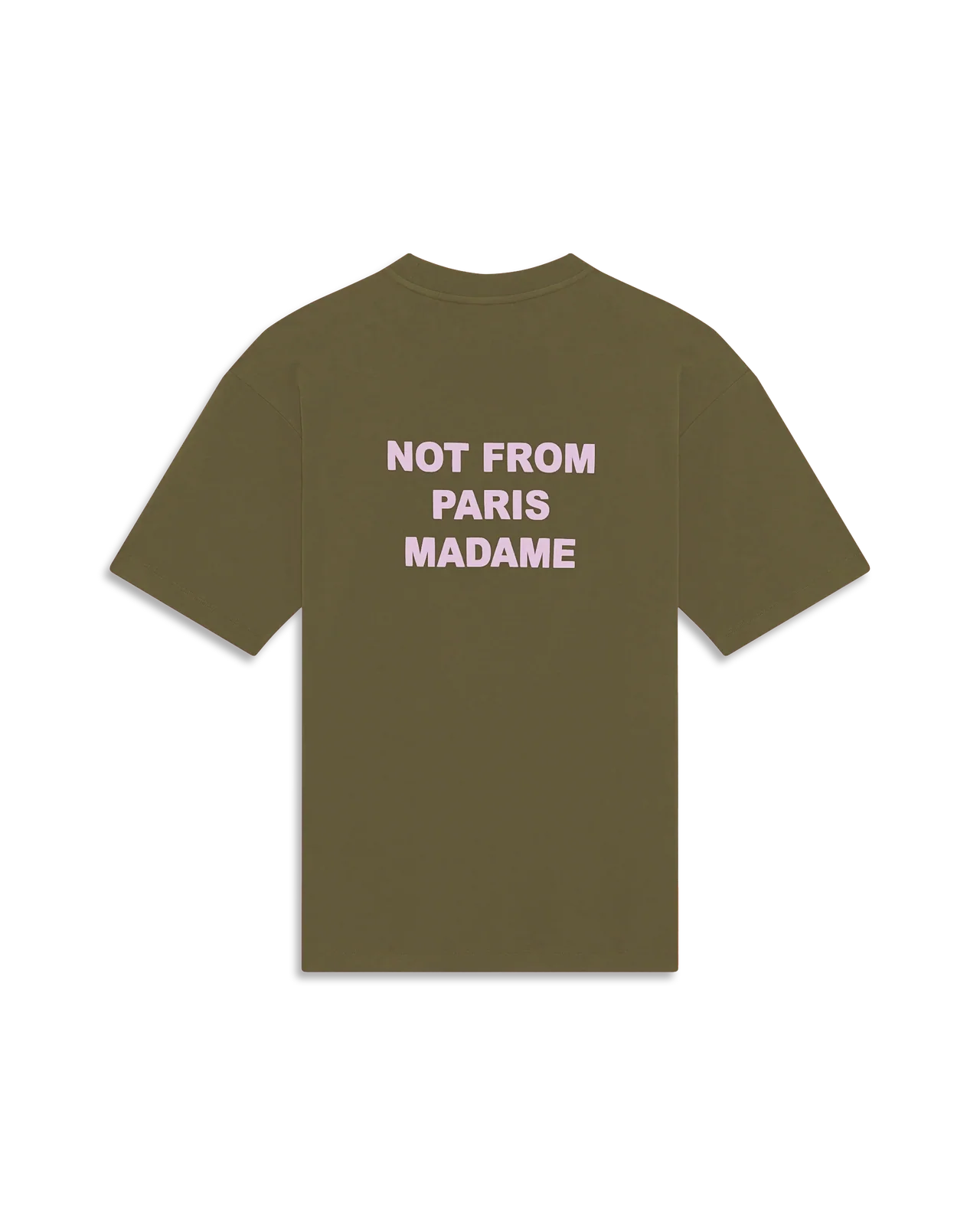 Drôle de Monsieur - T-Shirt Slogan Kaki