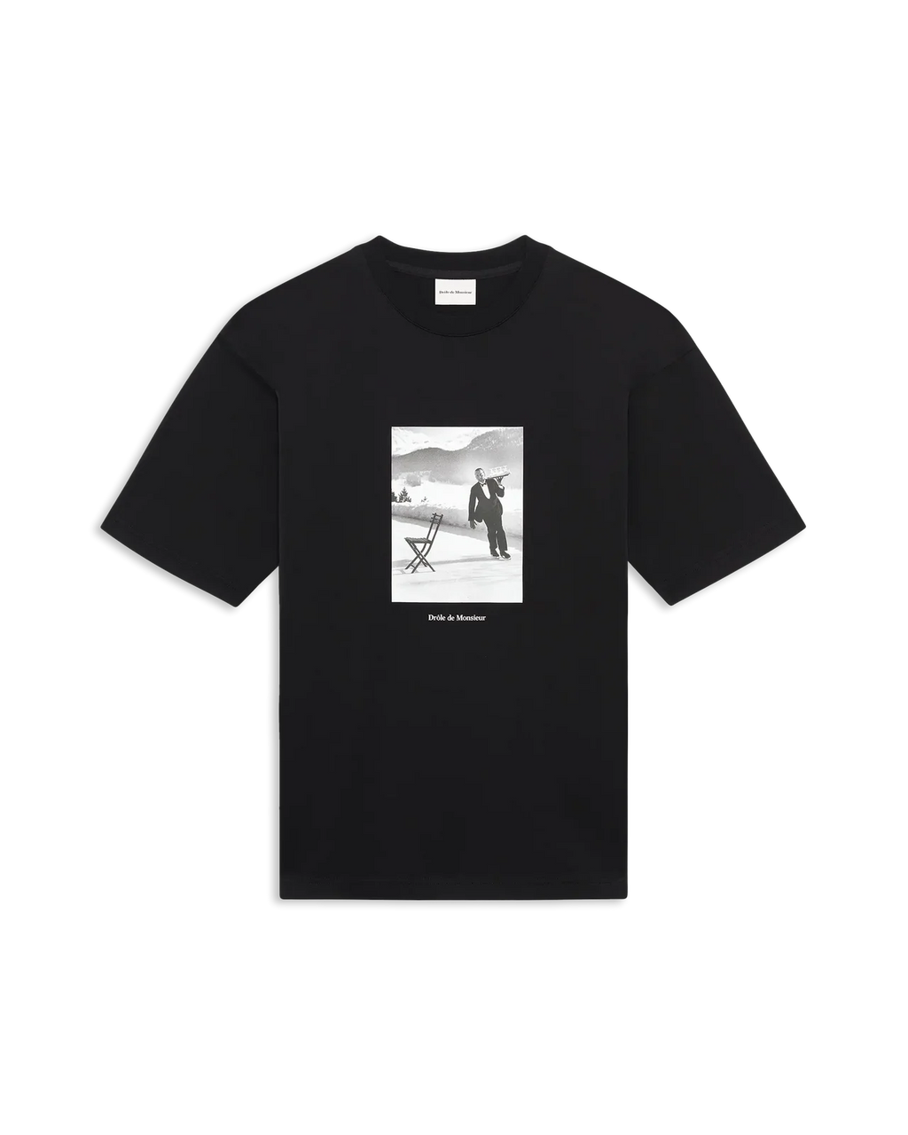 Drôle de Monsieur - Tee-shirt Serveur Patineur Black