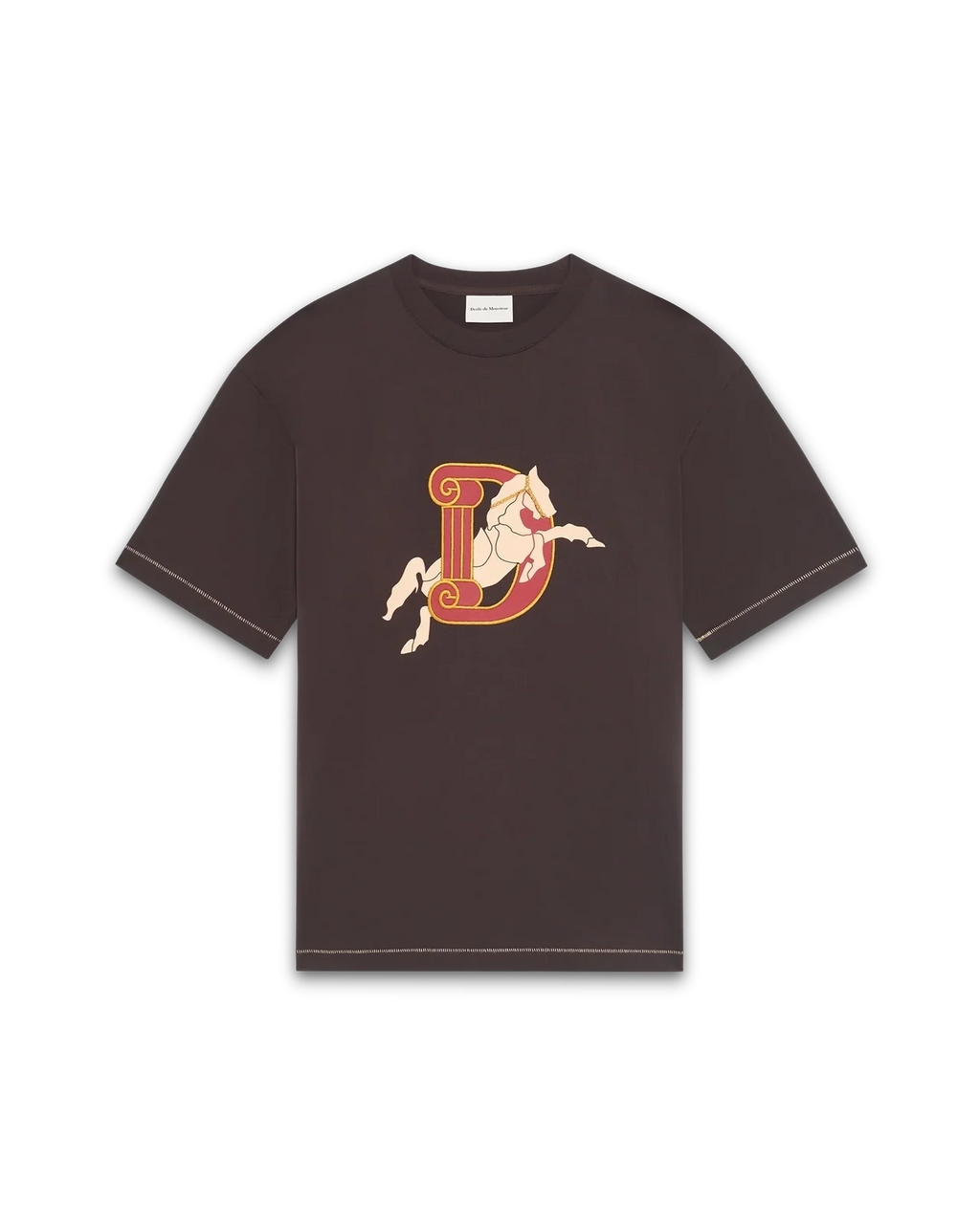 Drôle de Monsieur - Tee-shirt D Cheval Dark Brown