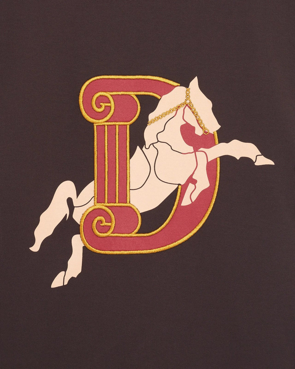 Drôle de Monsieur - Tee-shirt D Cheval Dark Brown