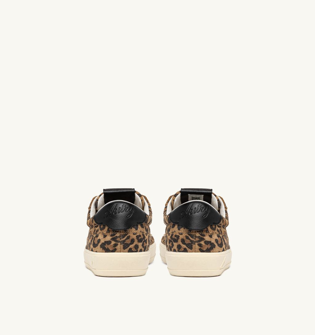 Autry - Windscape low en daim Leopard et Noir