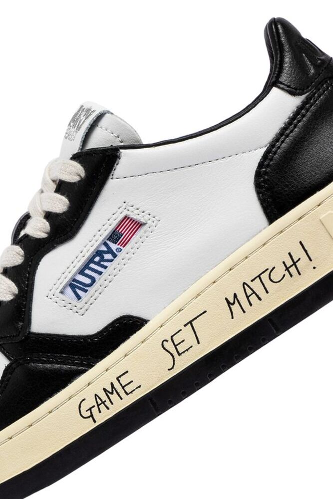 AUTRY - Basket Medalist Noir et Blanc Game Set Match