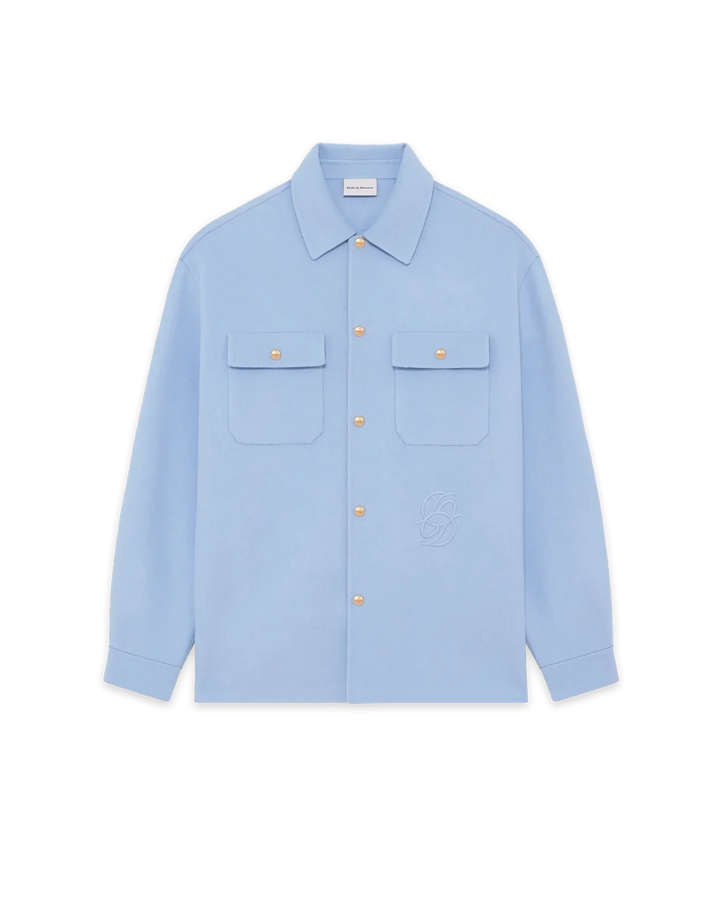 Drôle de Monsieur - Surchemise Laine Bleu clair