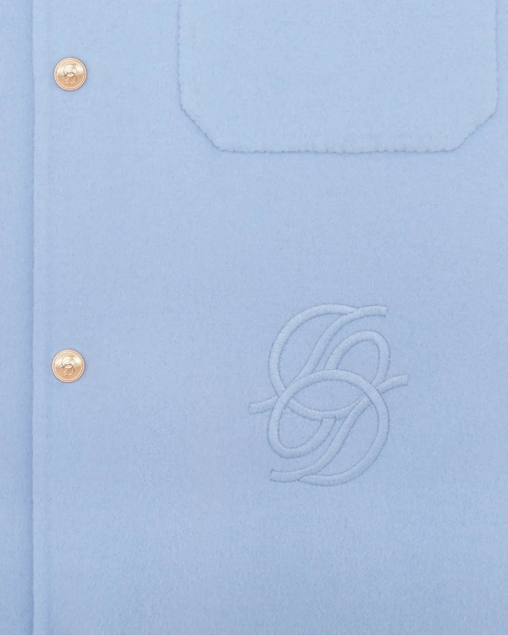 Drôle de Monsieur - Surchemise Laine Bleu clair