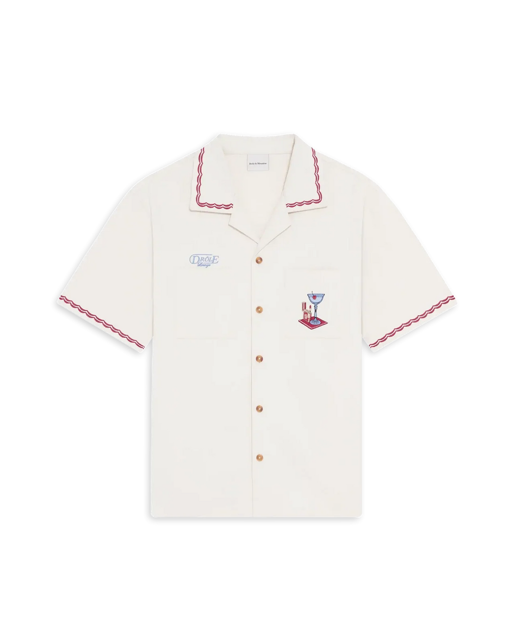 Drôle de Monsieur - Chemise Cocktail Blanc cassé