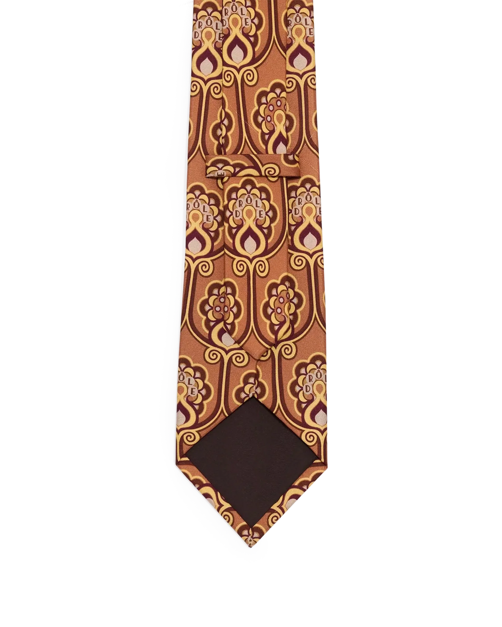 Drôle de Monsieur - Cravate tapisserie Florale Vieu rose