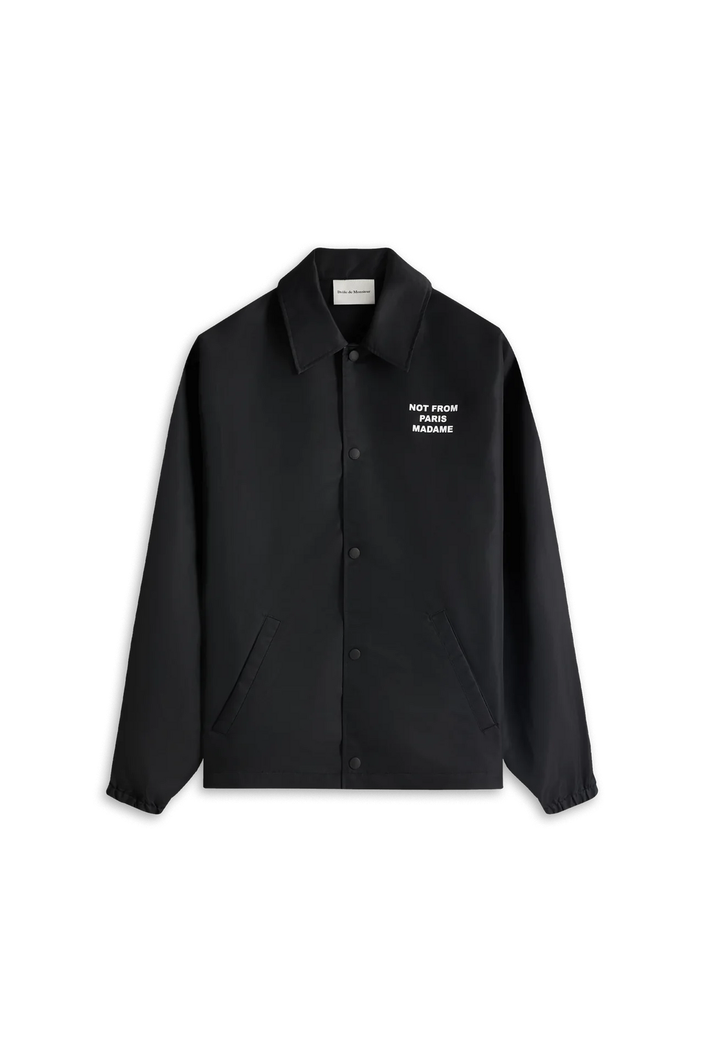 Drôle de Monsieur - Veste Slogan Black
