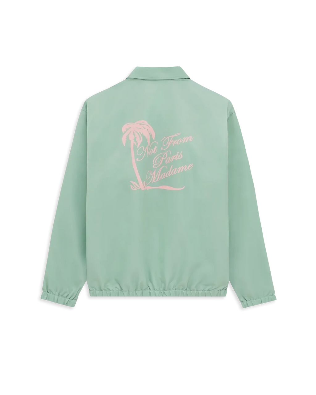 Drôle de Monsieur - Veste Slogan Palmiers Vert D'eau