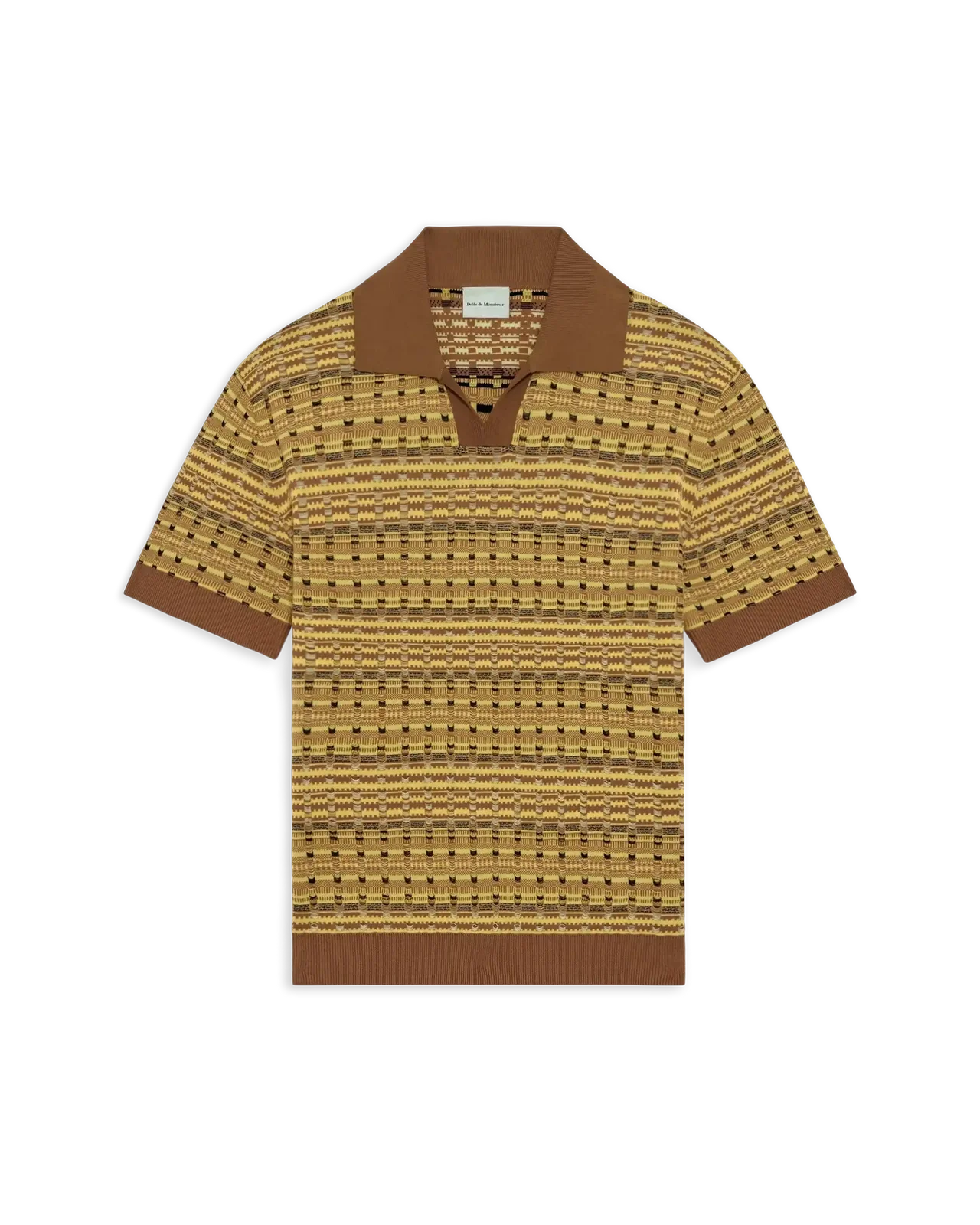Drôle de Monsieur - Polo Maille Coogie Jaune