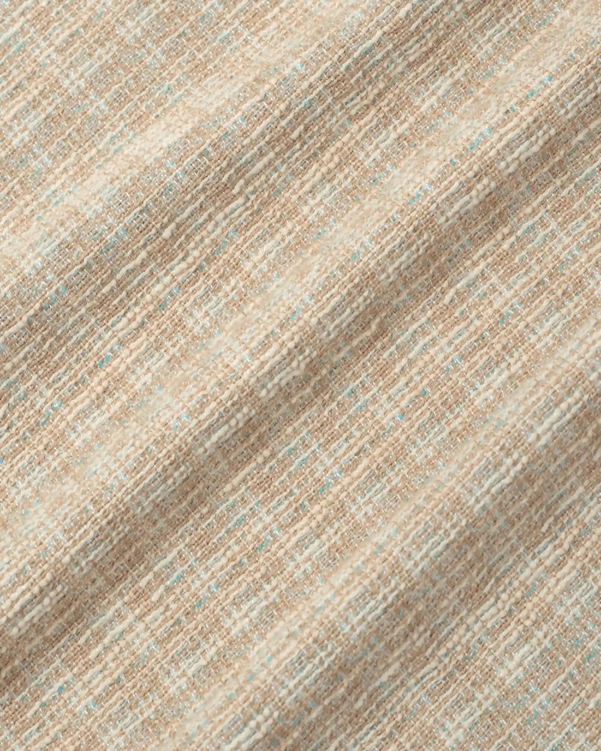 Drôle de Monsieur - Chemise en Tweed D mirroir Beige Foncé