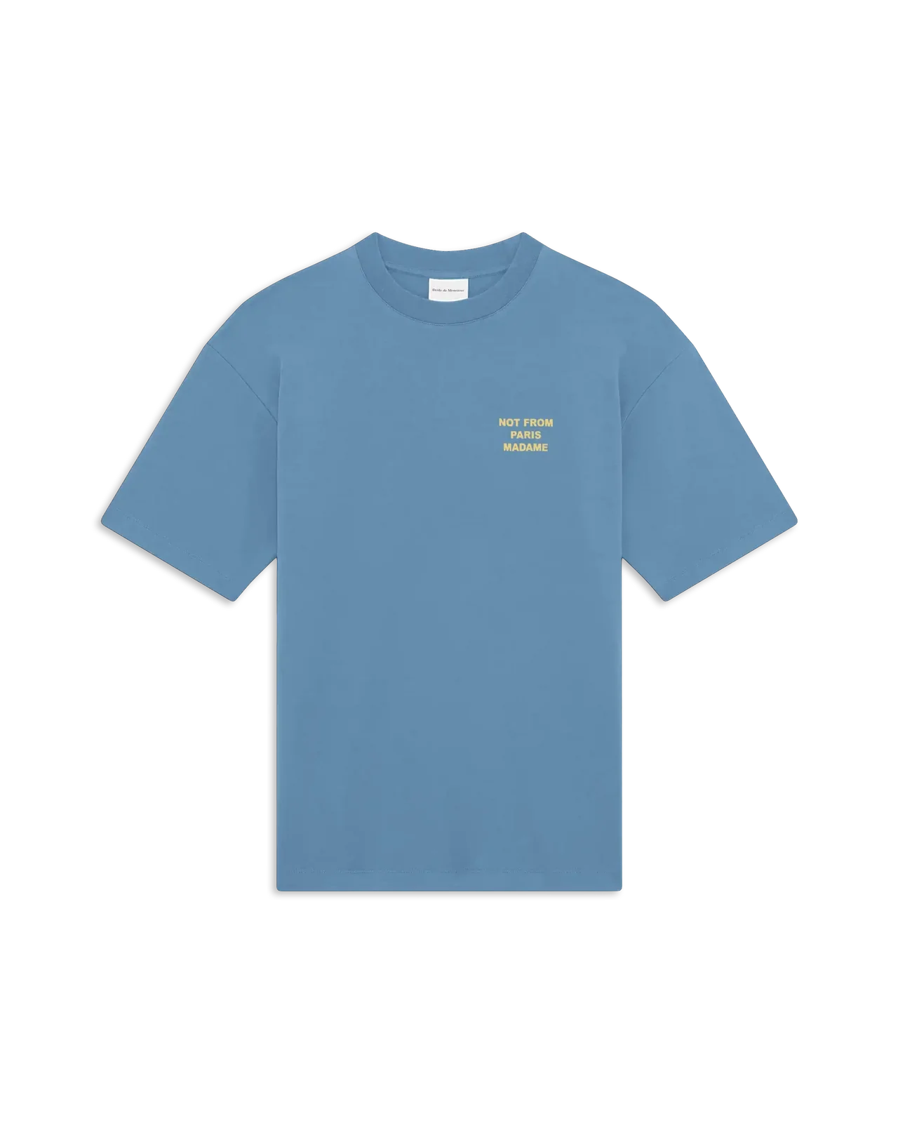 Drôle de Monsieur - T-Shirt Slogan Bleu