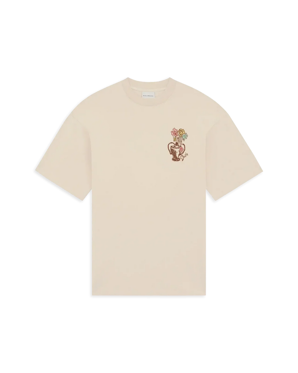 Drôle de Monsieur - T-Shirt Vase Havana Beige