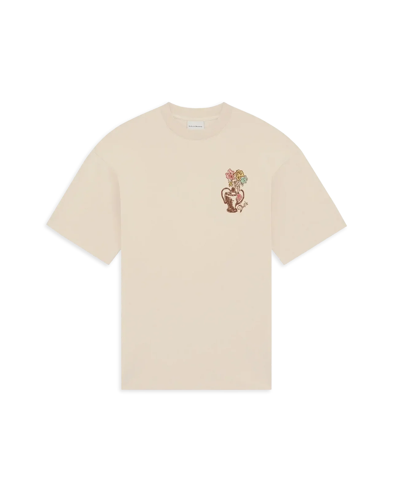 Drôle de Monsieur - T-Shirt Vase Havana Beige