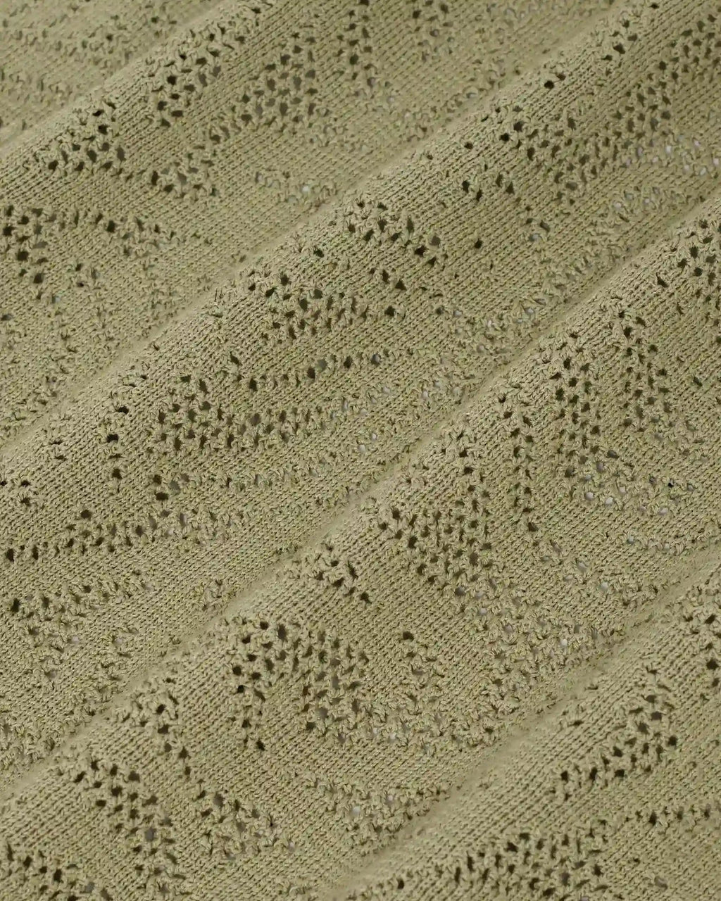 Drôle de Monsieur - Chemise Maille Dentelle Kaki