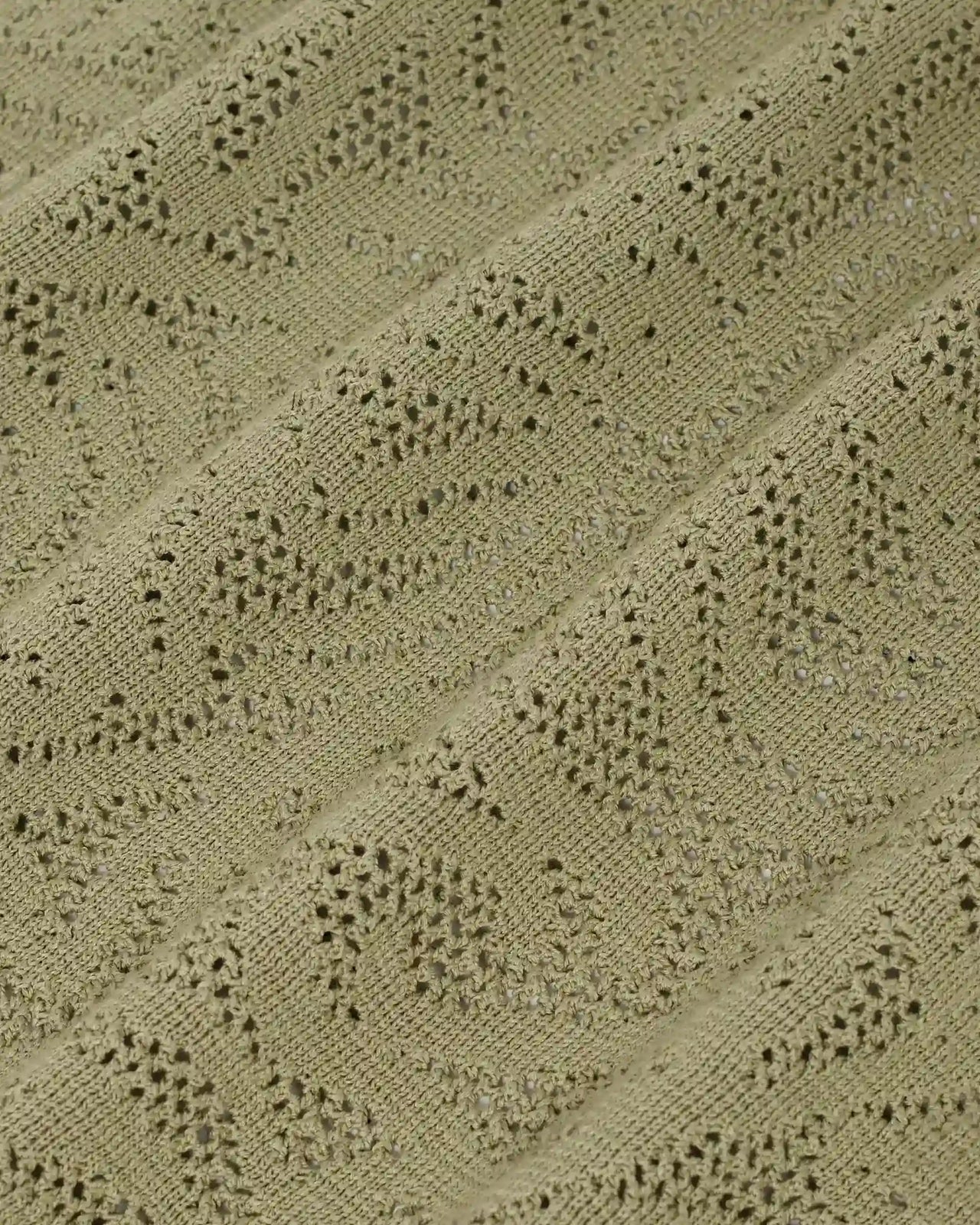 Drôle de Monsieur - Chemise Maille Dentelle Kaki