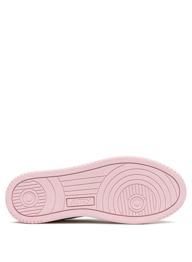 AUTRY - Basket Medalist Low cuir Suede Bicolor White/Phard