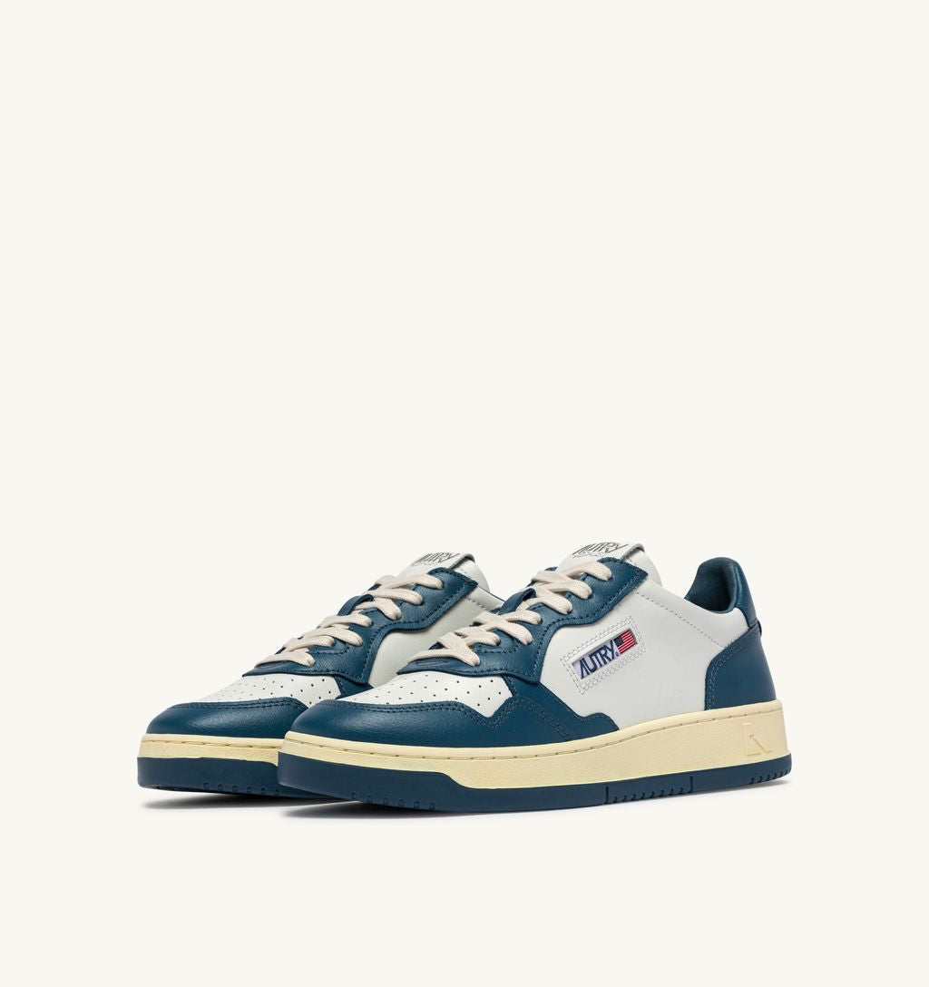 AUTRY - Basket Medalist Low Bicolor White/MalBlue
