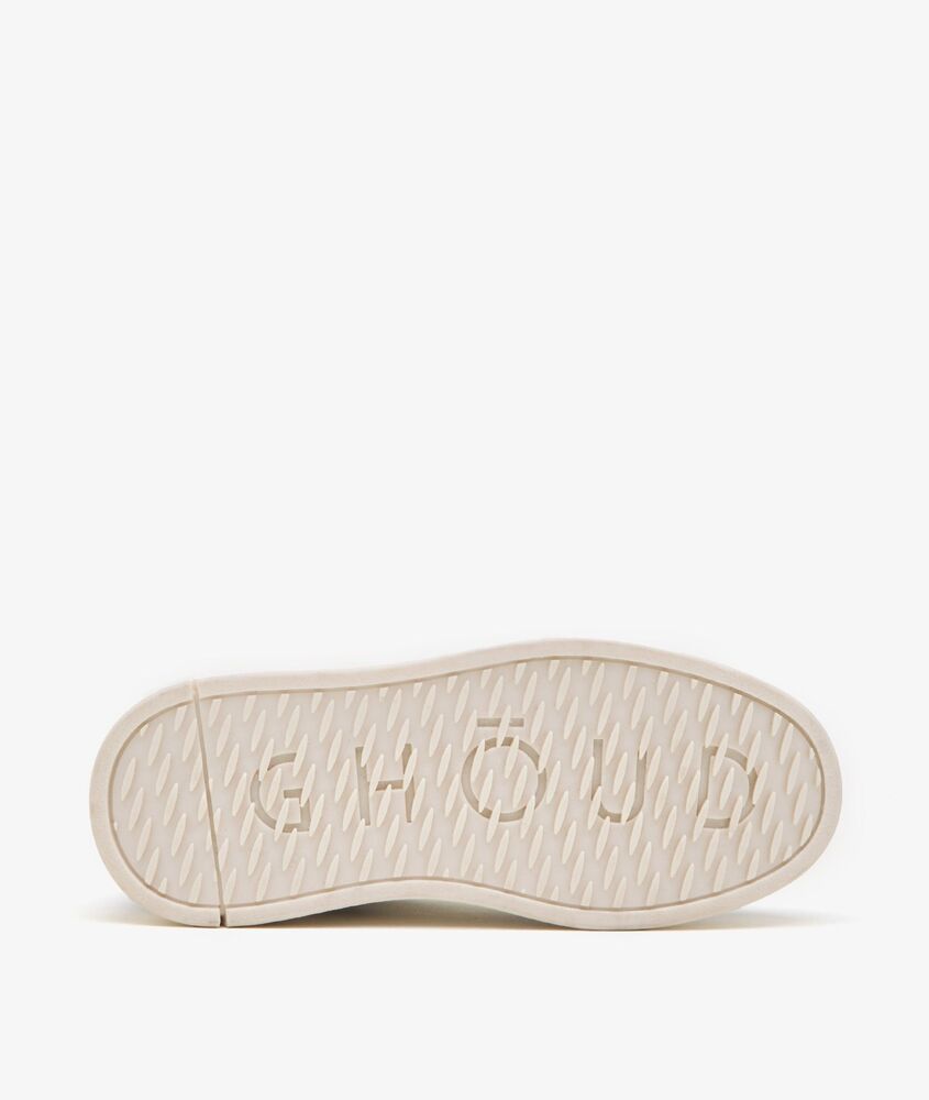 GHOUD - Basket Tweener cuir laminé white/blue