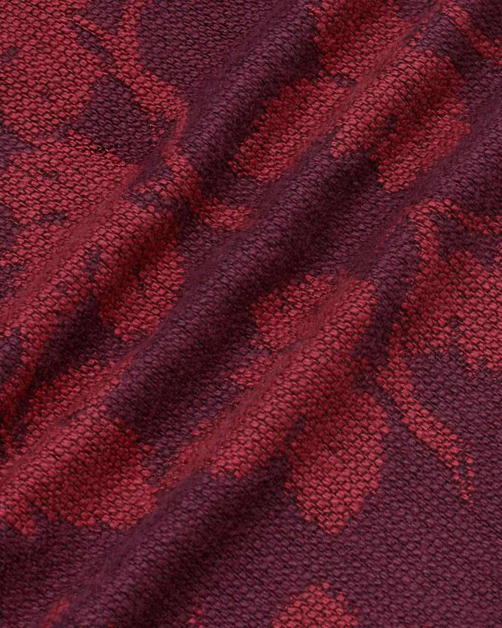 Drôle de Monsieur - Shorts Feuilles de vigne Jacquard bordeaux
