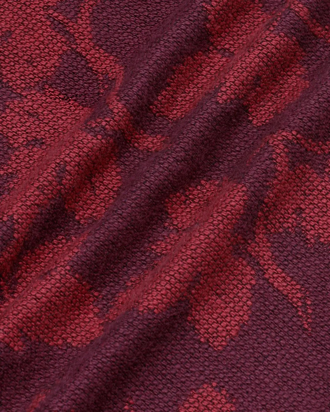 Drôle de Monsieur - Shorts Feuilles de vigne Jacquard bordeaux