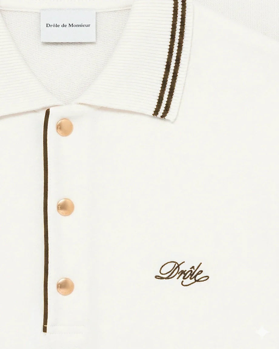 Drôle de Monsieur - Le Polo Drôle Beige