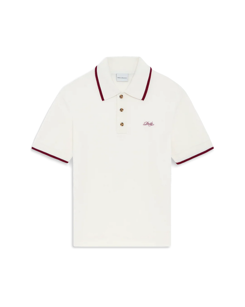 Drôle de Monsieur - Le Polo Drôle Blanc