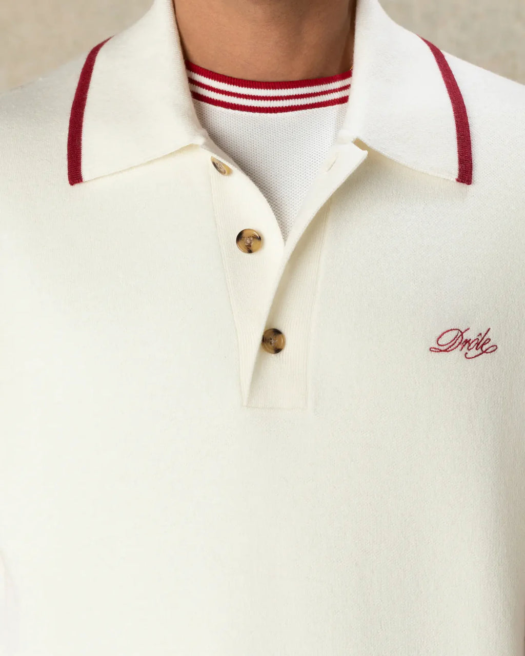 Drôle de Monsieur - Le Polo Drôle Blanc