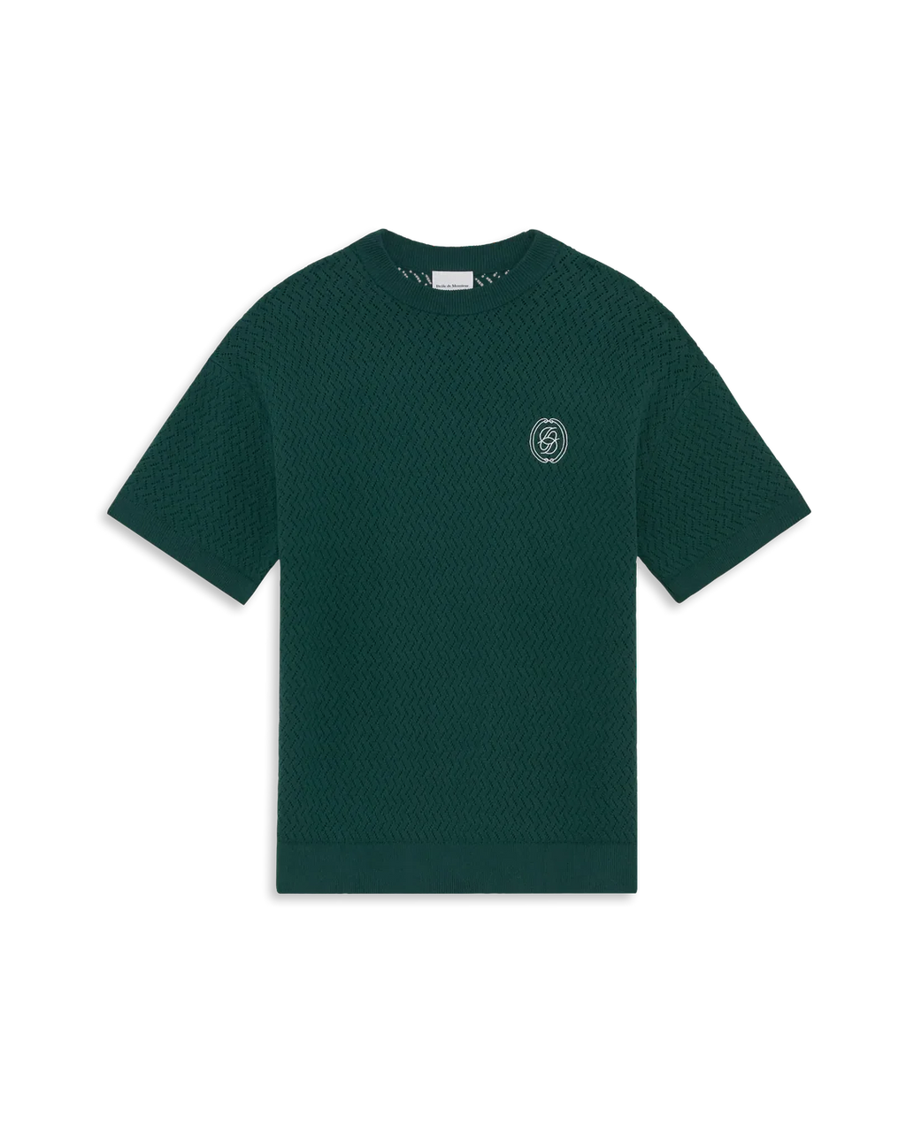 Drôle de Monsieur - T-Shirt Maille ajourée Drôle 1990 Vert