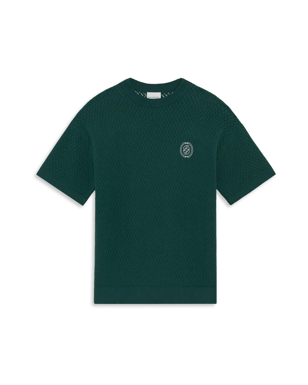 Drôle de Monsieur - T-Shirt Maille ajourée Drôle 1990 Vert