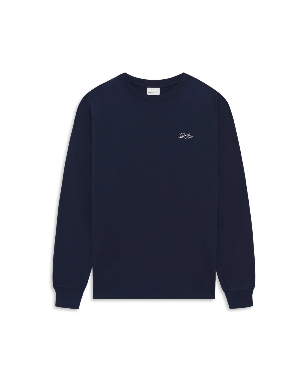 Drôle de Monsieur - T-Shirt Manches Longues Drôle Belissima Bleu Marine
