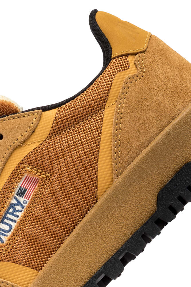 AUTRY - Basket Wildspace en tissu et daim Buckthorn