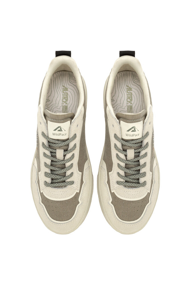 AUTRY - Basket Wildspace en cordura et daim Elmond et Blanc