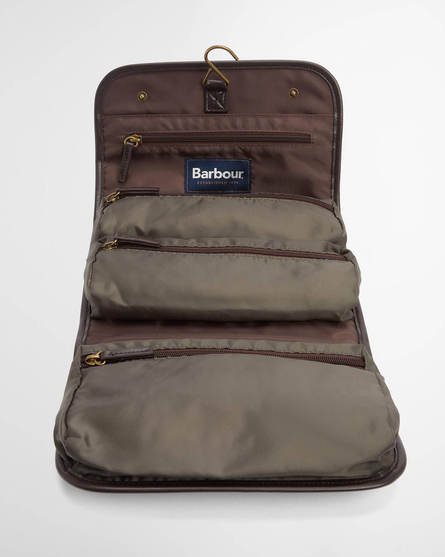 Barbour - Trousse de toilette Tartan Hanging Washbag Olive