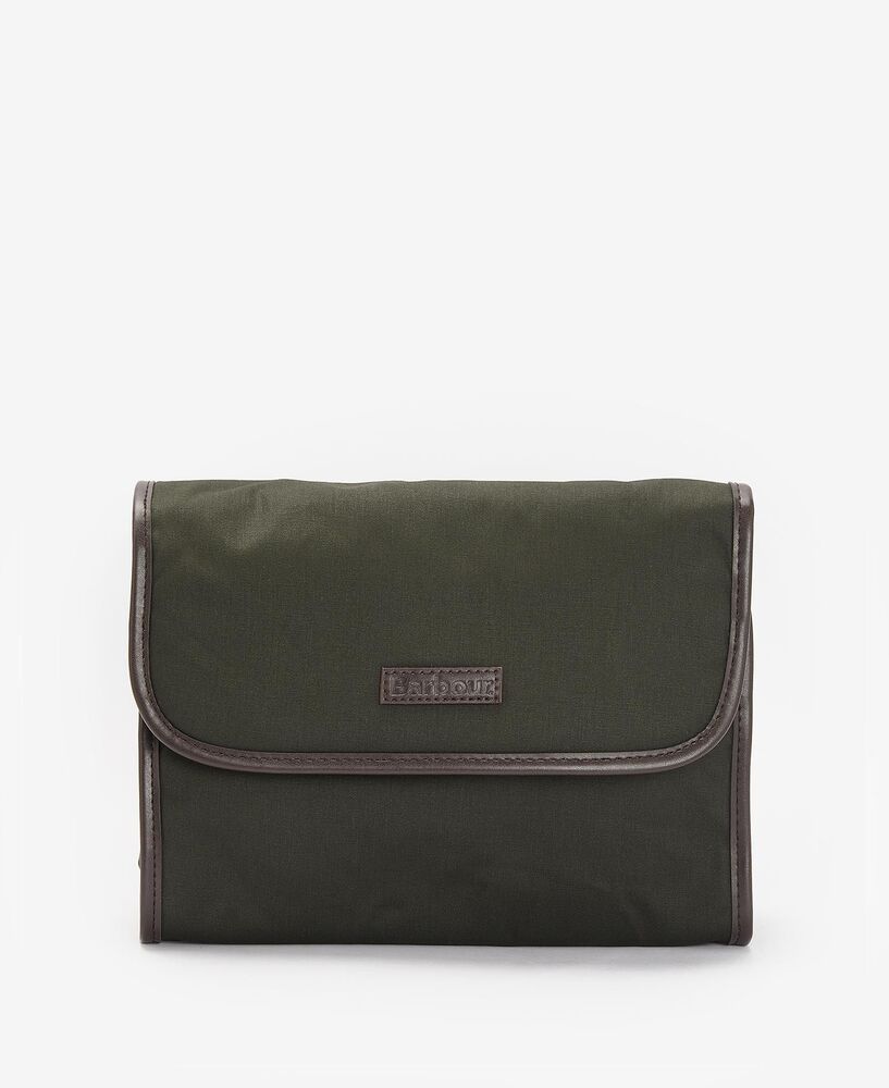 Barbour - Wax Hanging Washbag trousse de toilette