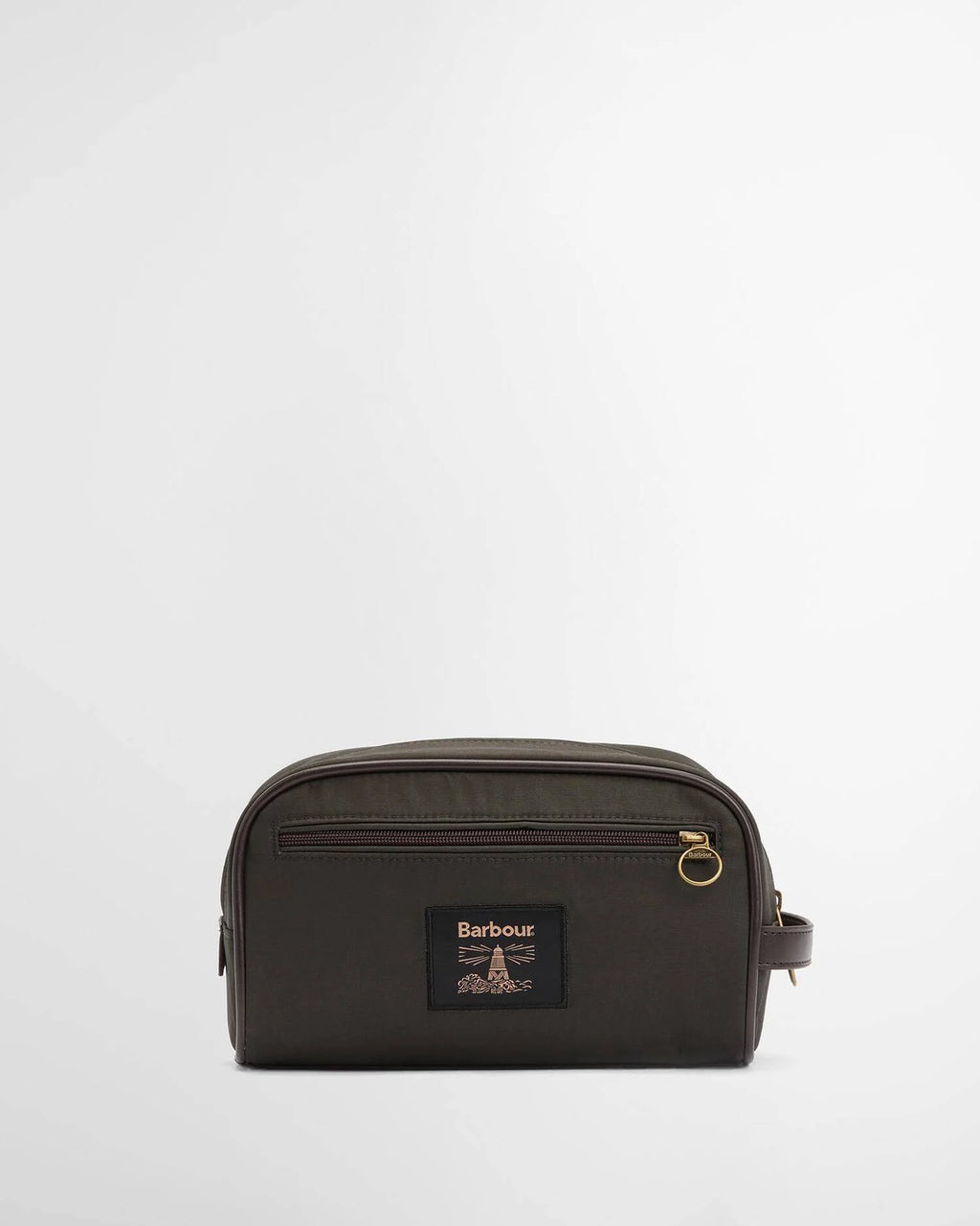 Barbour - Trousse de toilette waxed Washbag Olive