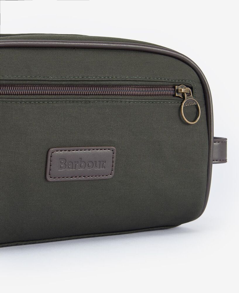 Barbour -Wax Washbag Trousse de toilette