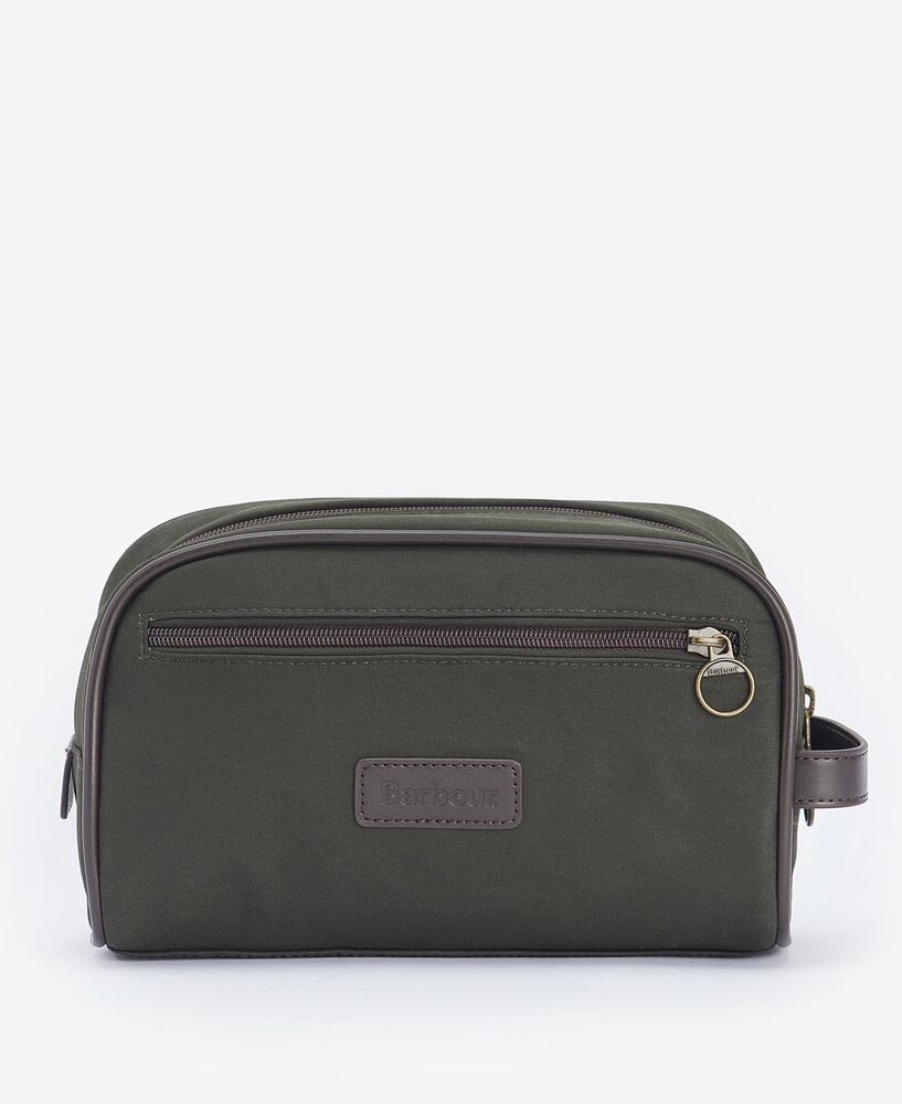 Barbour -Wax Washbag Trousse de toilette