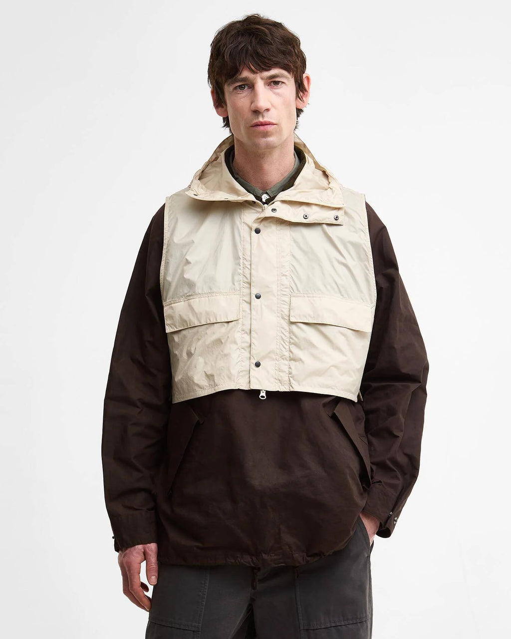 Barbour - Veste Barbour x Kaptain Sunshine Transport Smock Casual Jacket Light olive