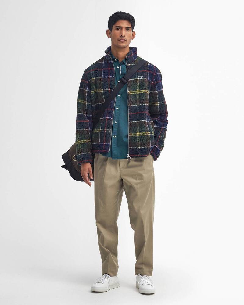Barbour - Veste Tartan Sherpa Fleece Classic Tartan