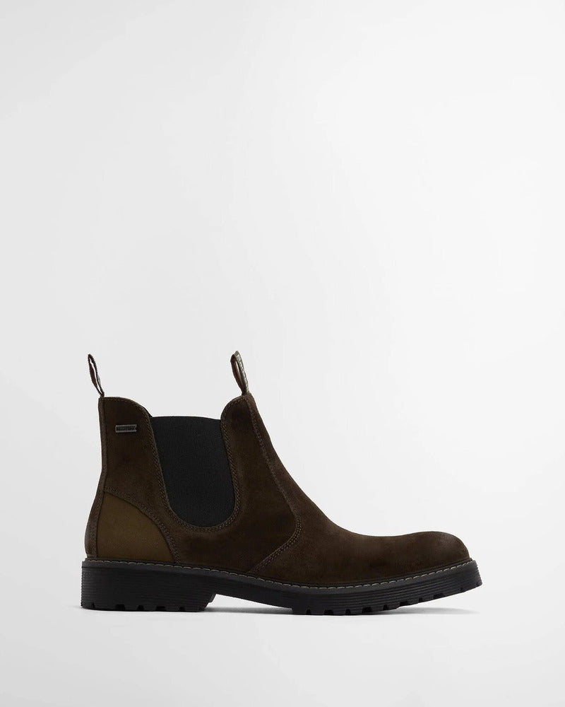 Barbour - Chelsea Boots Patton Oiled Brown Suede
