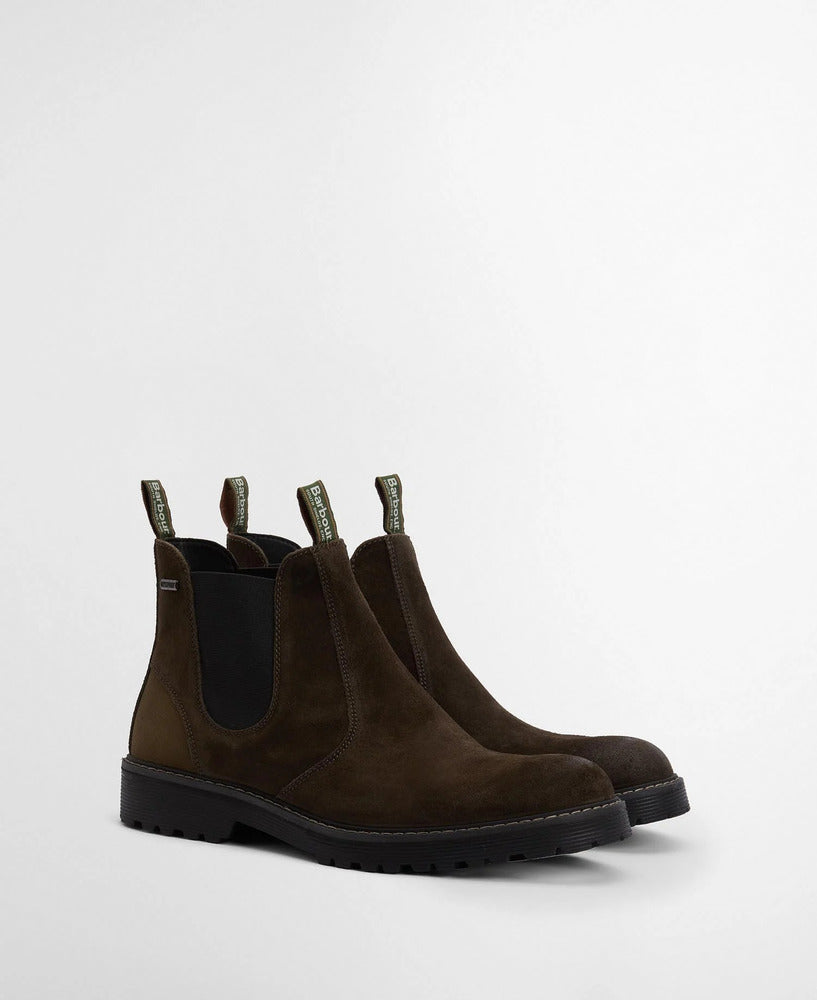 Barbour - Chelsea Boots Patton Oiled Brown Suede