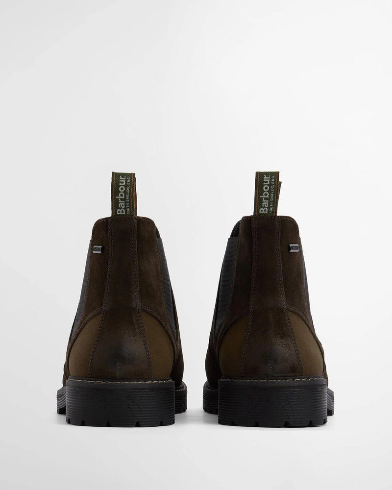 Barbour - Chelsea Boots Patton Oiled Brown Suede