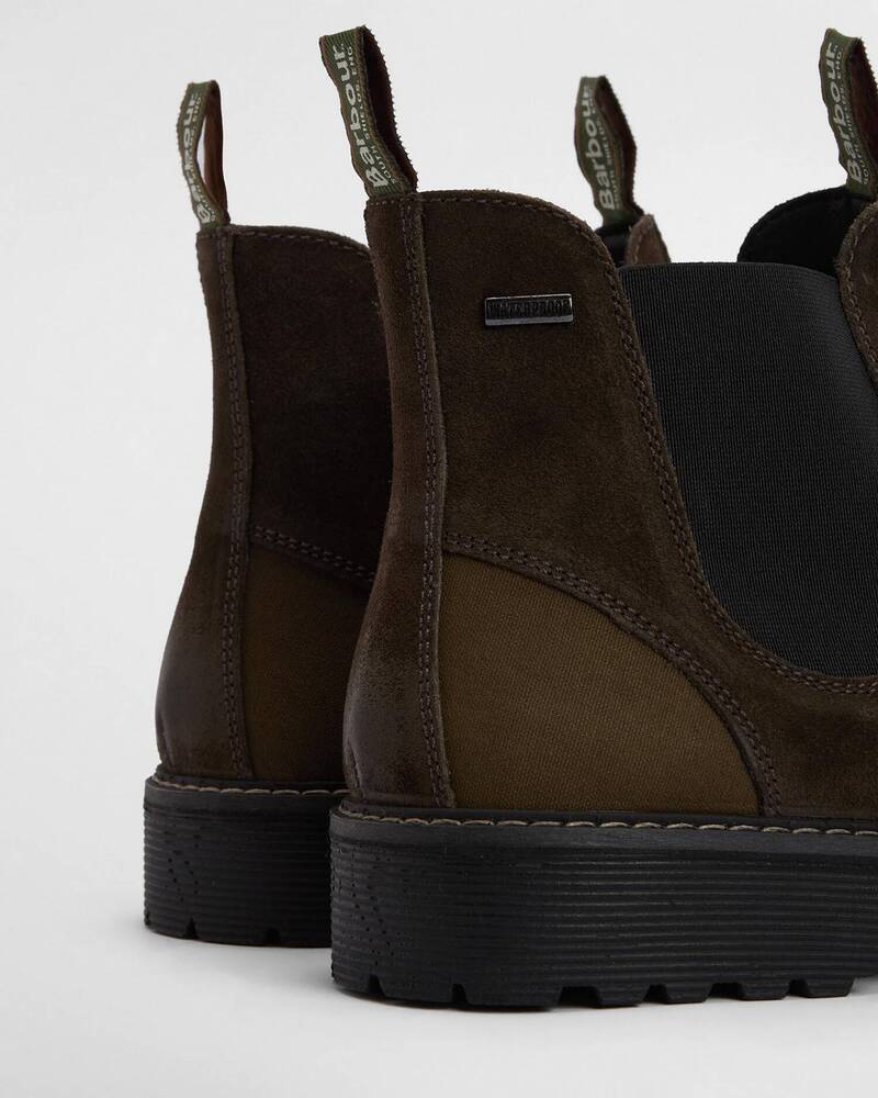 Barbour - Chelsea Boots Patton Oiled Brown Suede