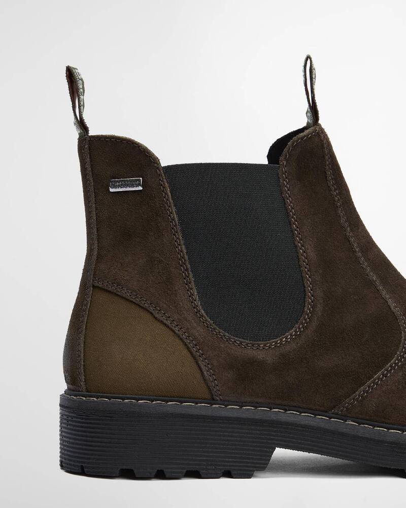 Barbour - Chelsea Boots Patton Oiled Brown Suede