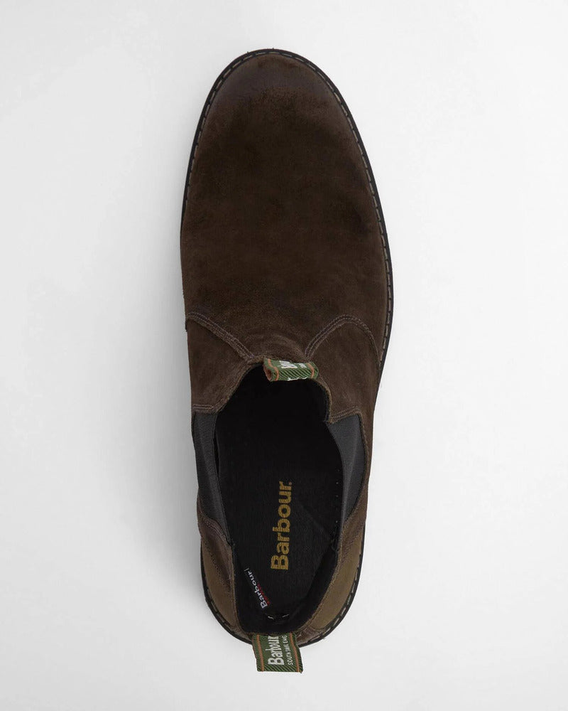 Barbour - Chelsea Boots Patton Oiled Brown Suede